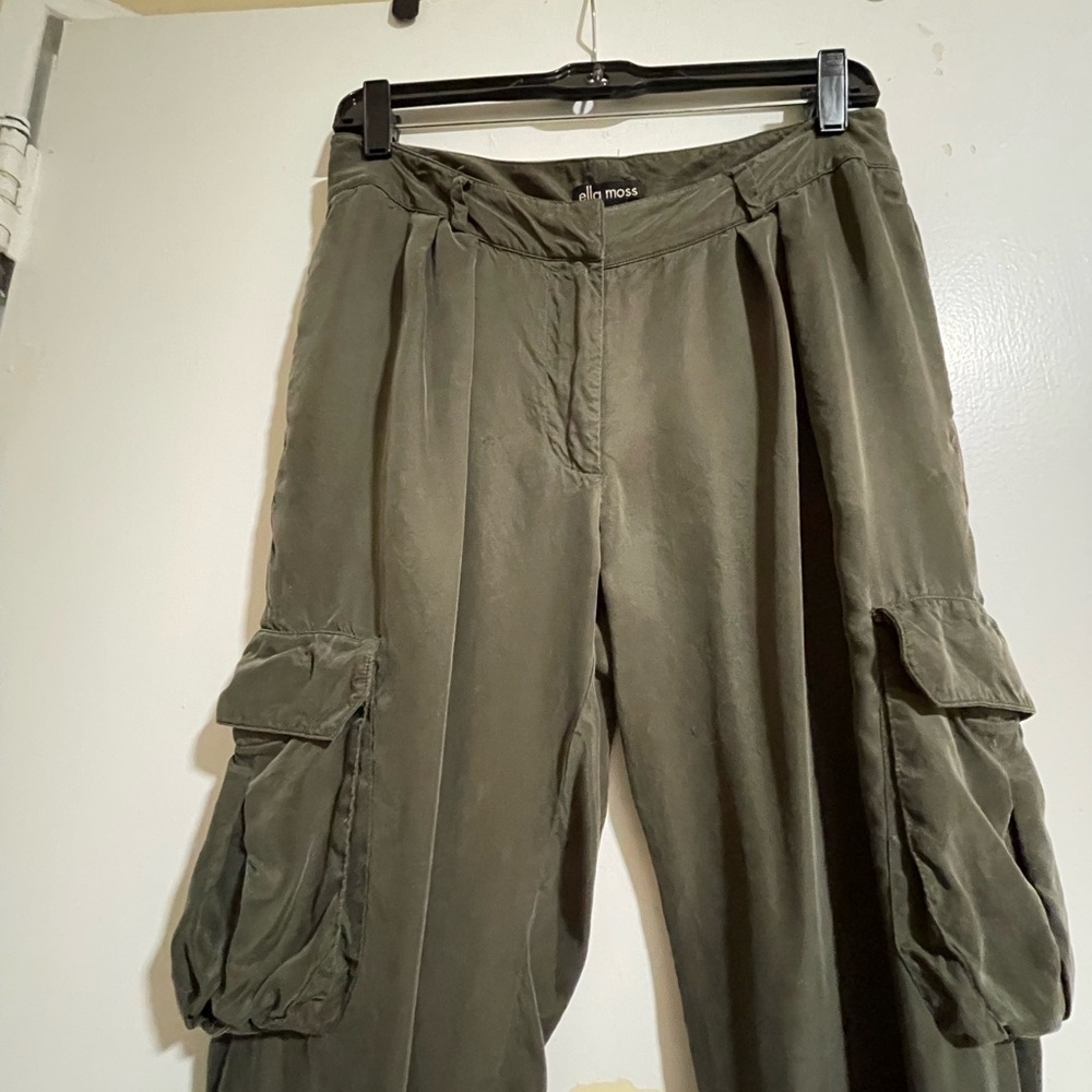 Ella Moss Olive Green Cargo Pants